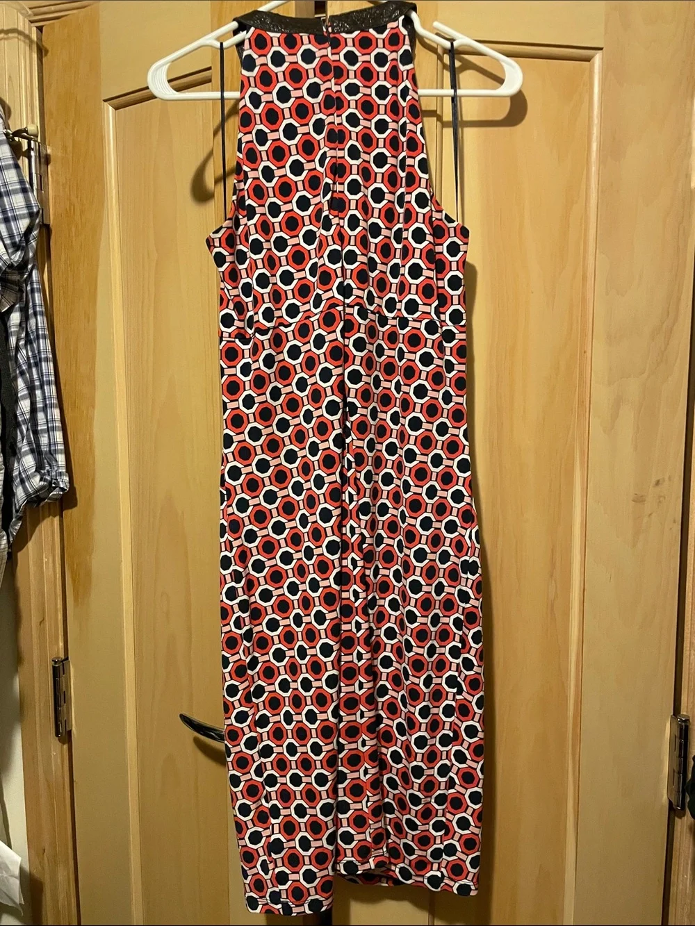 Michael Kors Geometric Halter Dress